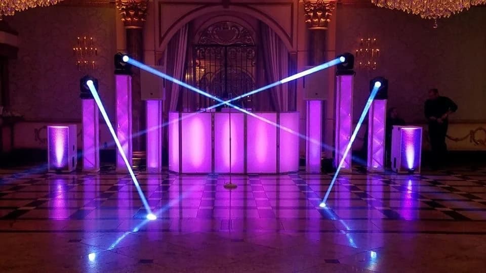 Purple DJ lighting for The Gath Ring After Dark experience