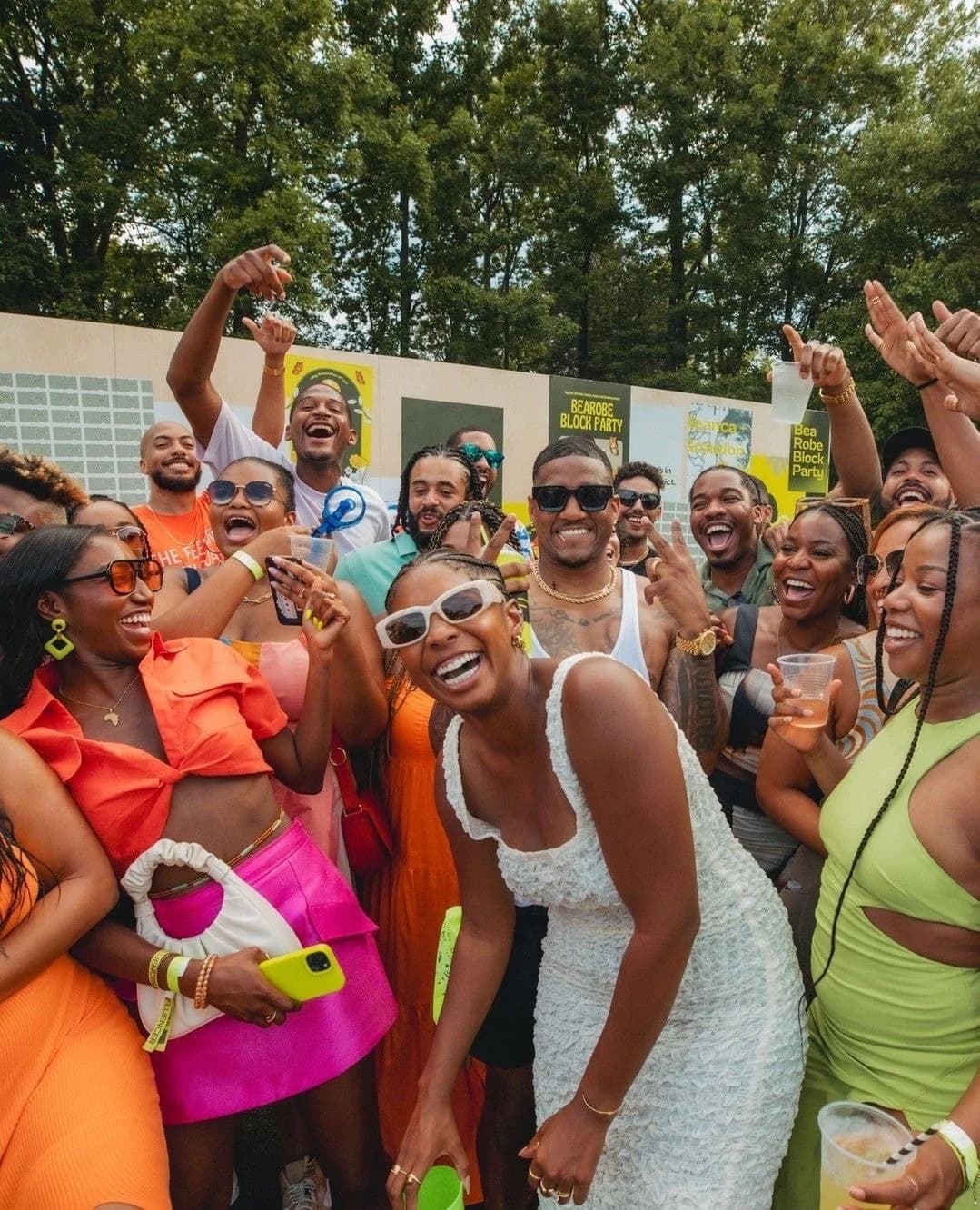 Creative community celebrating during The Gath Ring Champions experience